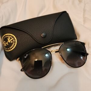 Authentic RayBans sunglasses with case